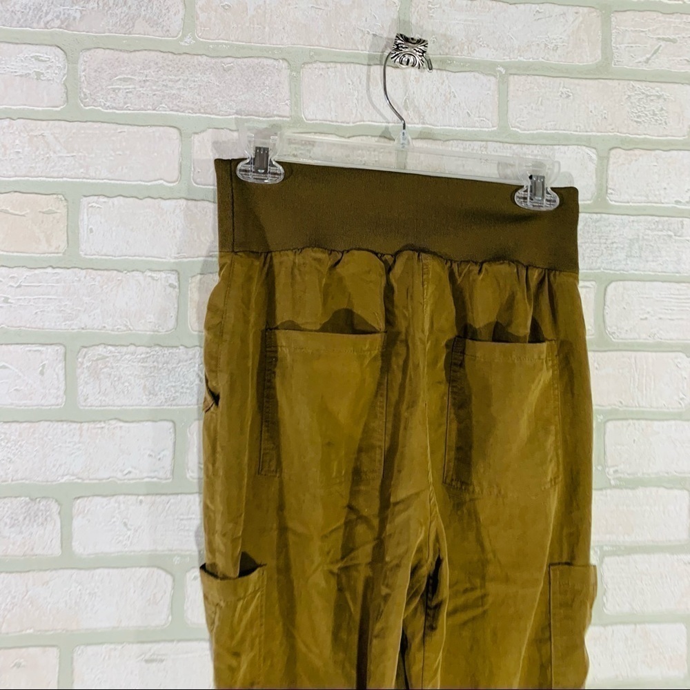 Anthropologie Maeve Cicerone Joggers in Dark Olive Size XS - Picture 8 of 10